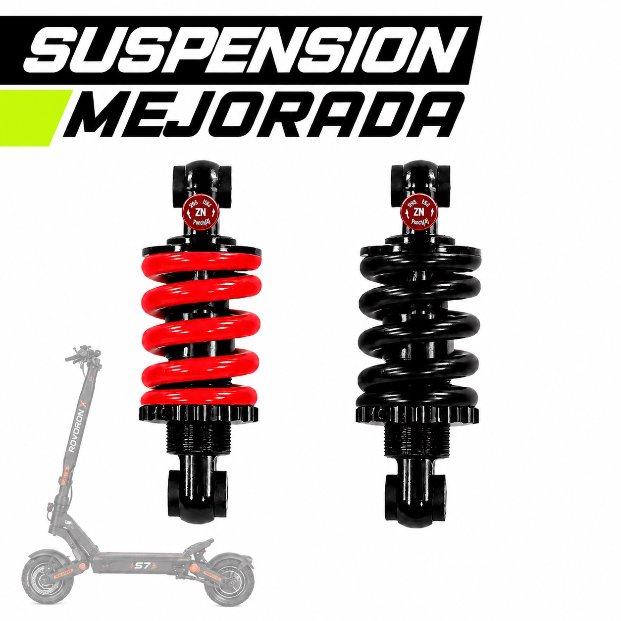 Amortiguador Mejorado para Patinete Rovoron S7