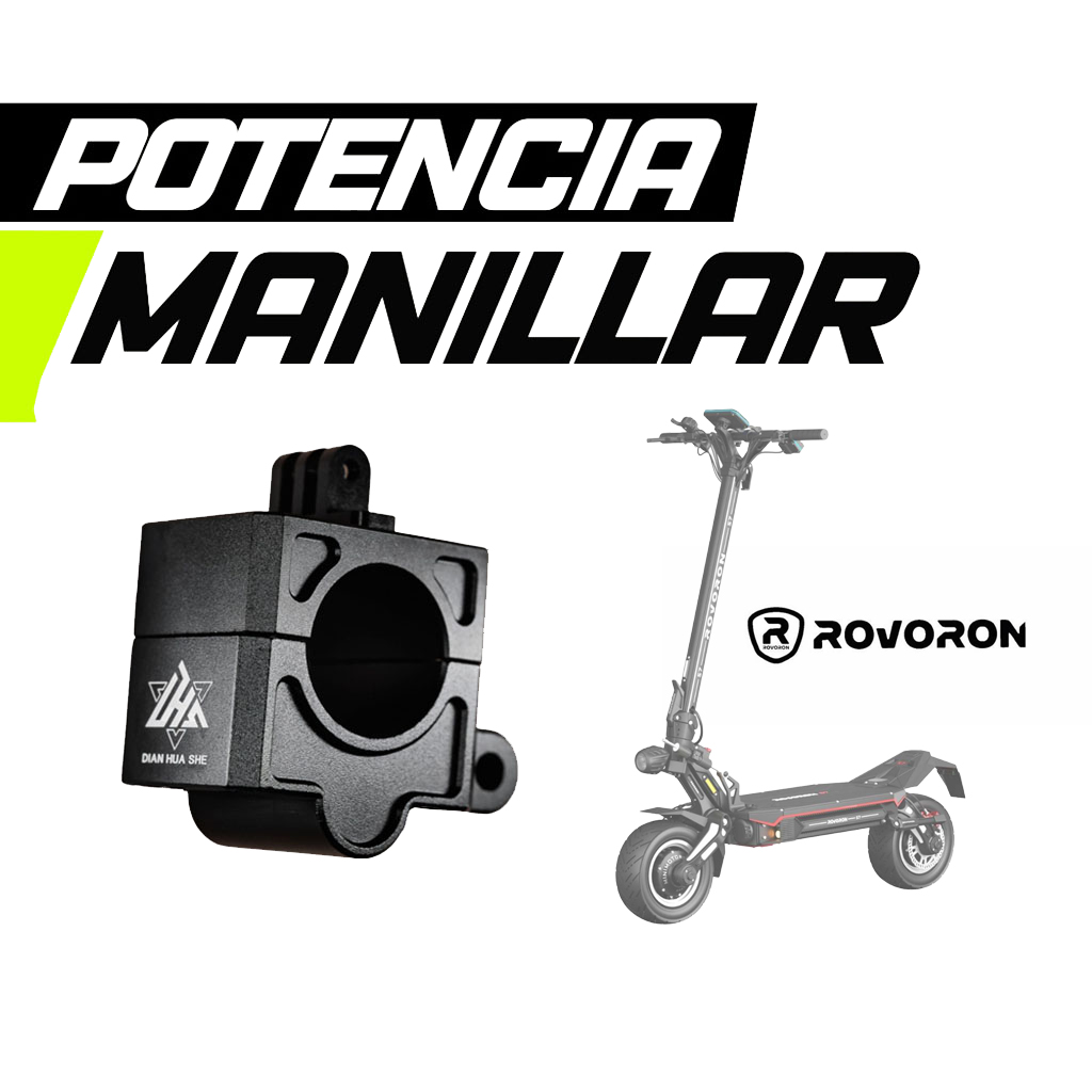 Adaptador Potencia Manillar Bici Rovoron S7